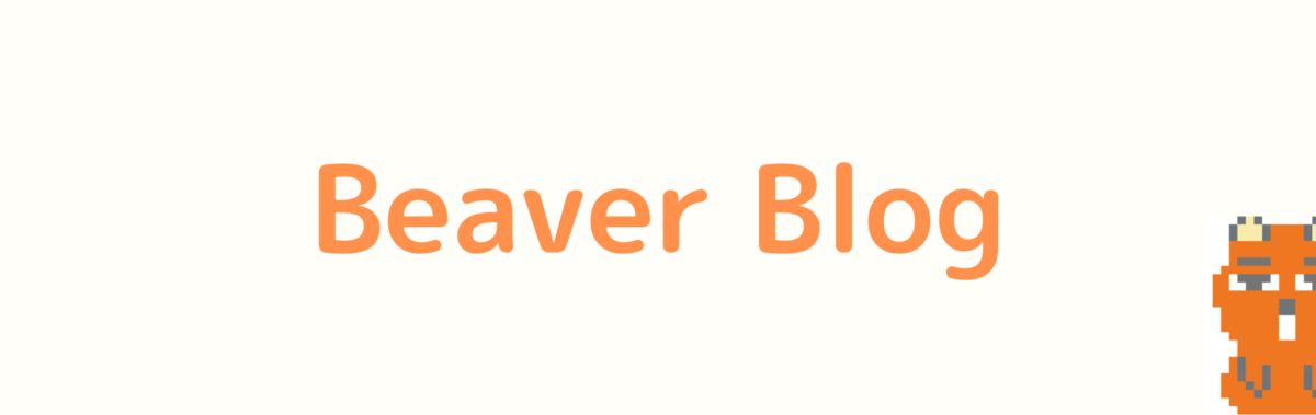 Beaver Blog 